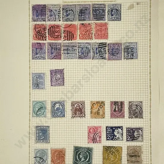 Australia 17 Album Sheets NSW Queen Victoria