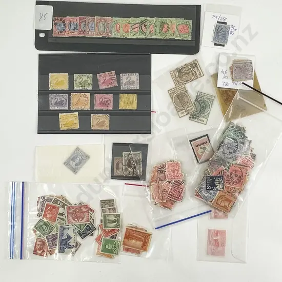 Australia Early Queen Victoria and Other Semi-Sorted Loose Stamps