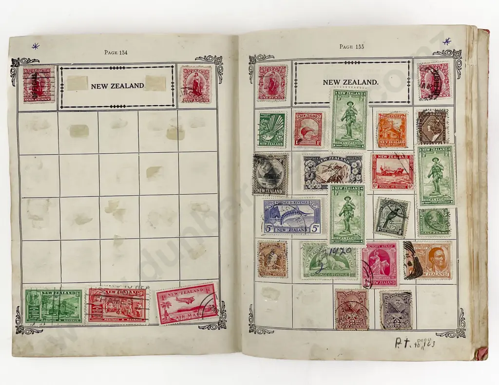 Four Vintage World Stamp Albums Image 1++