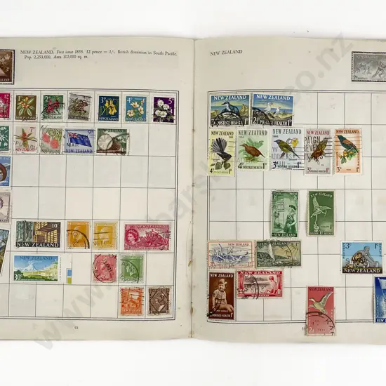Four Vintage World Stamp Albums