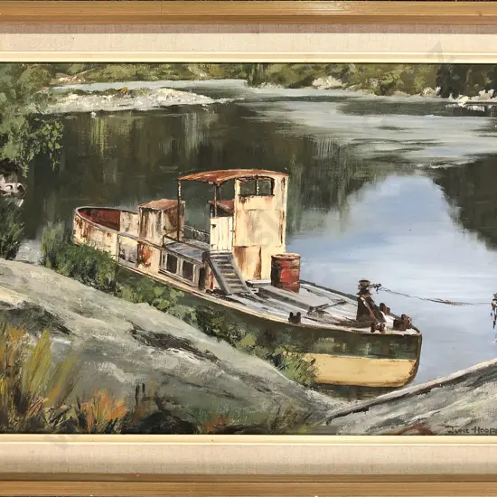 June Hooper - Docked Boat
