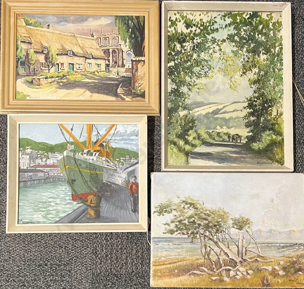 Four Assorted Oil Works Image 1++