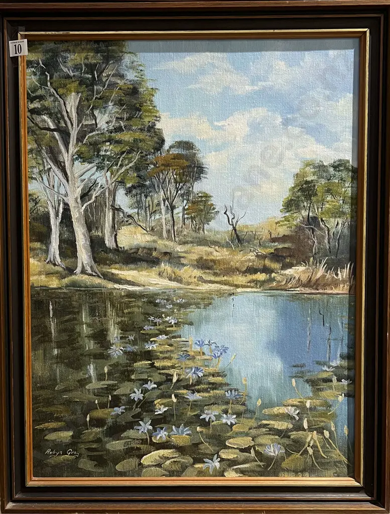 Two Scenic Oil on Boards by Robyn Gray and S. Wilson Image 1++