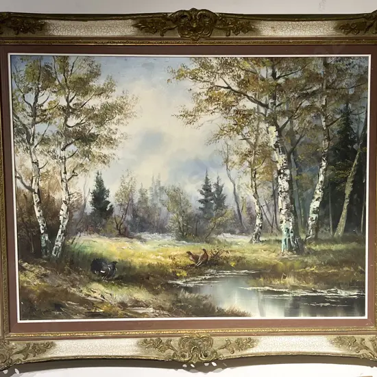 Vintage Bush Scene