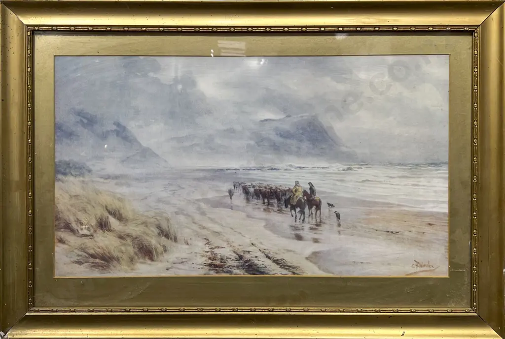 C. N. Worsley - Coastal Scene Print Image 1++