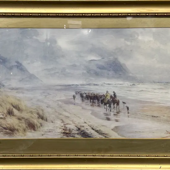C. N. Worsley - Coastal Scene Print