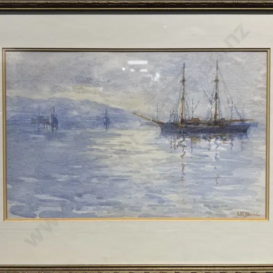 L. E. Baird - Harbour Scene