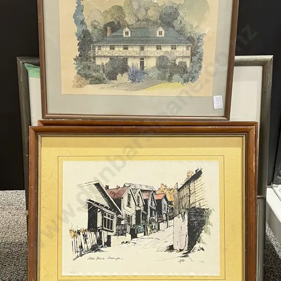 Three Architectural Prints by Peter Leitch