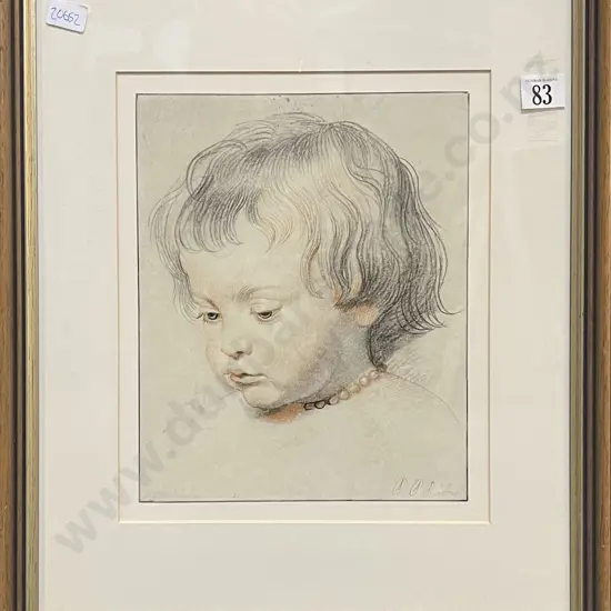 Rubens - Rubens' Son Nikolas Portrait Print