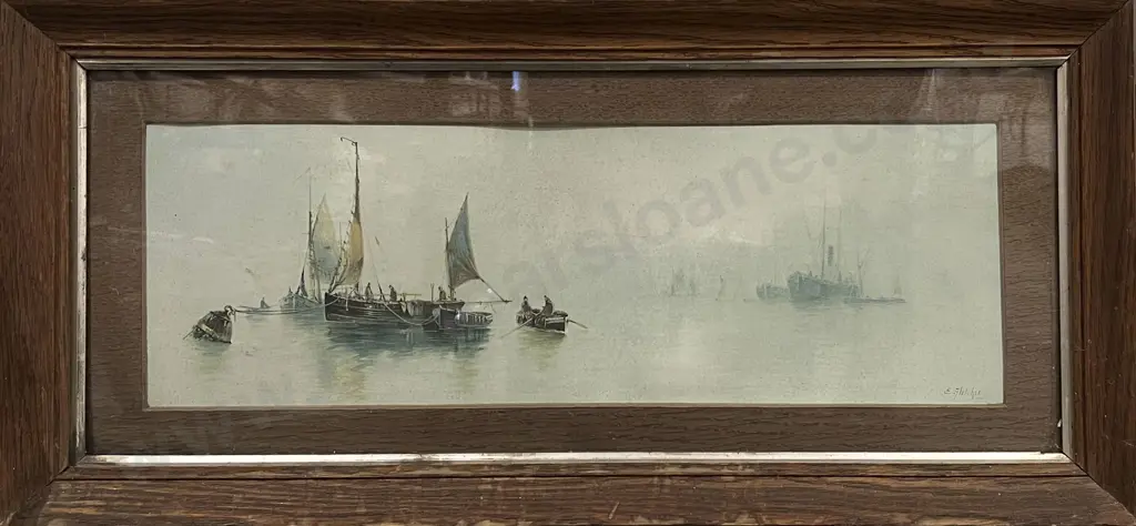 Renoir Print - Fillettes Au Bord De La Mer Together With E. Fletcher Print Image 1++
