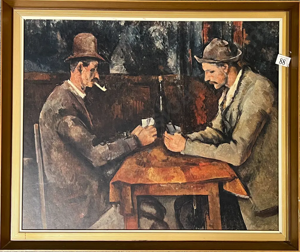 Cézanne Print - Les Joueurs De Cartes Image 1++