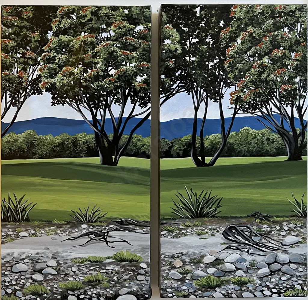 Vanessa Owens - Kaitoke Park Diptych Image 1++