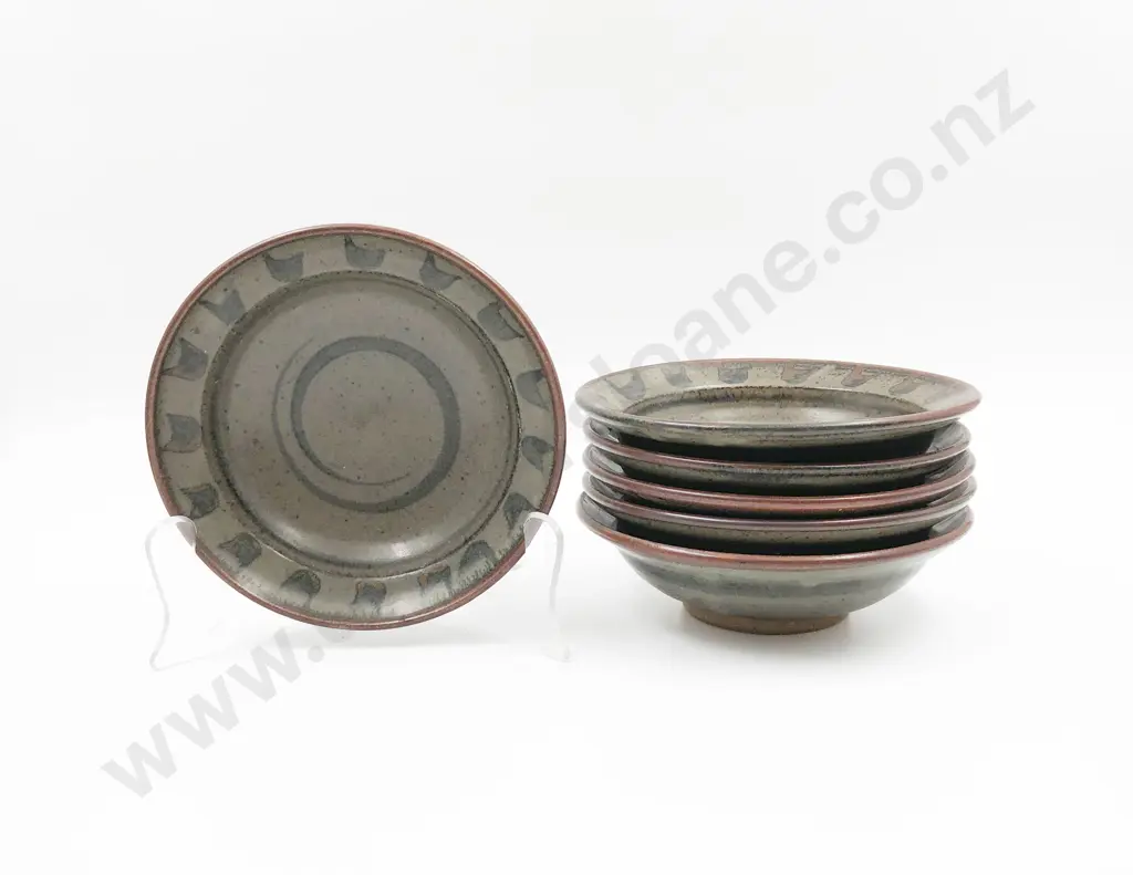 Six Simon Engelhard Pottery Bowls Image 1++
