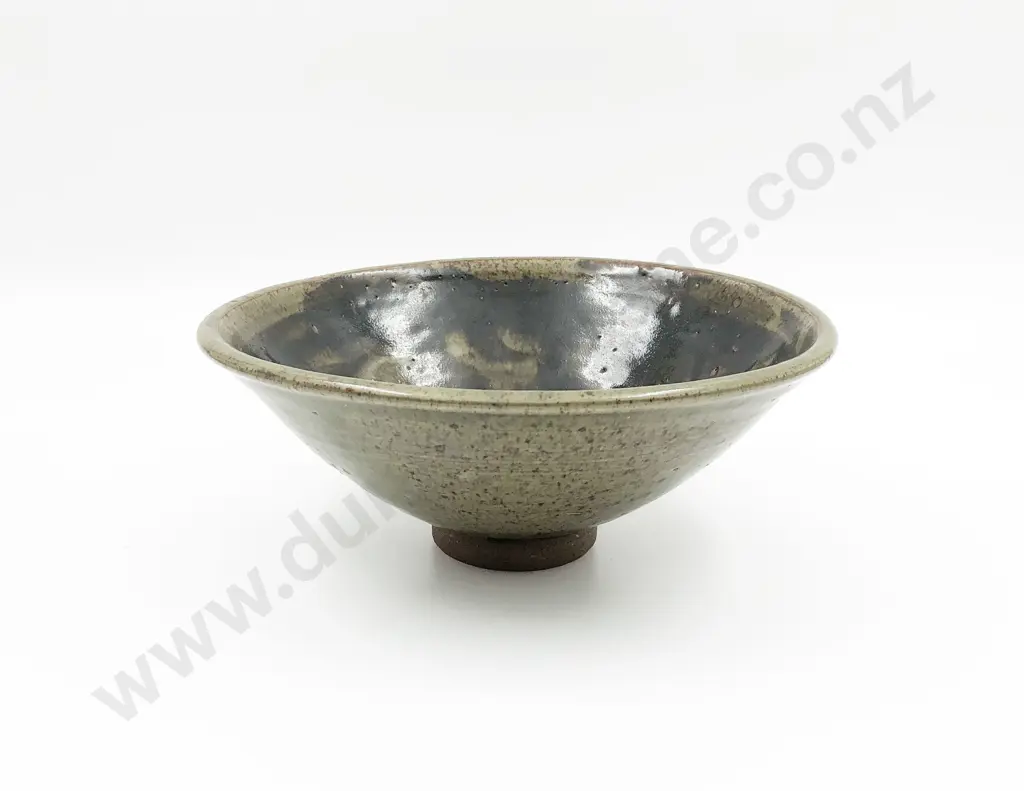 Glazed Pottery Bowl With Mark to Base Image 1++