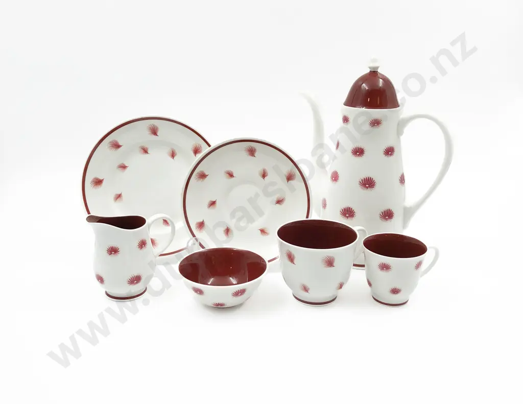 Susie Cooper "One O-Clocks" Pattern Part Tea and Coffee Set Image 1++