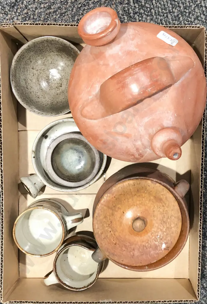 Box of Assorted Pottery Image 1++
