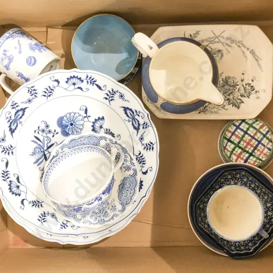 Two Boxes of China and Assorted