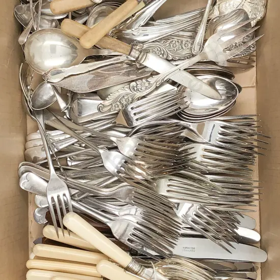 Box of Assorted Cutlery