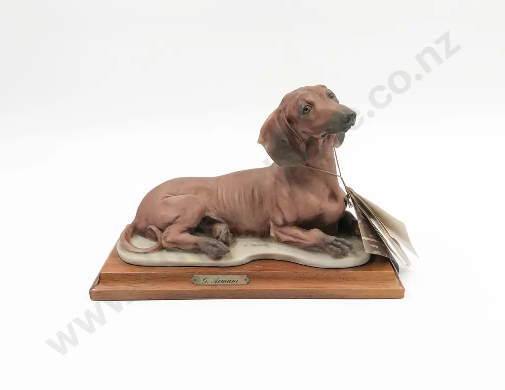 G. Armani Figure of Sausage Dog Image 1++