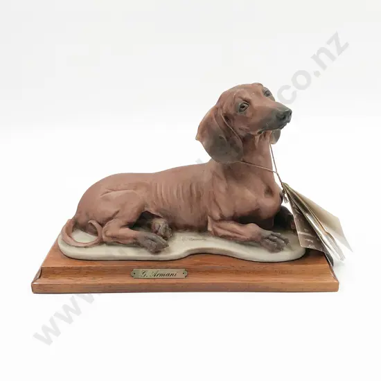 G. Armani Figure of Sausage Dog