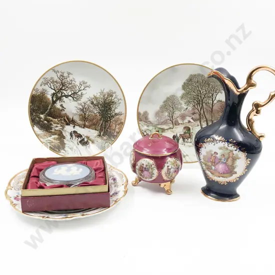 Quantity of Assorted Incl. Royal Commemorative Wedgewood Glass Paperweight Etc.