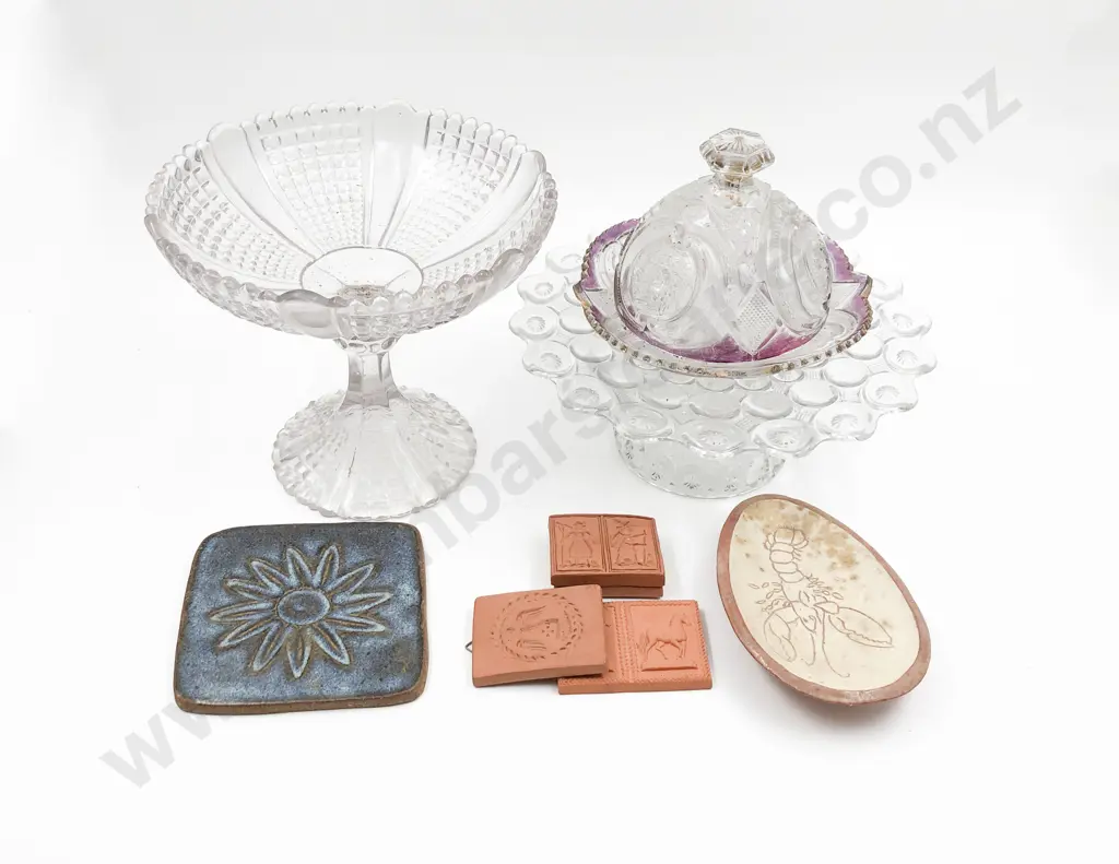 Quantity of Assorted Pressed Glass and Pottery Image 1++