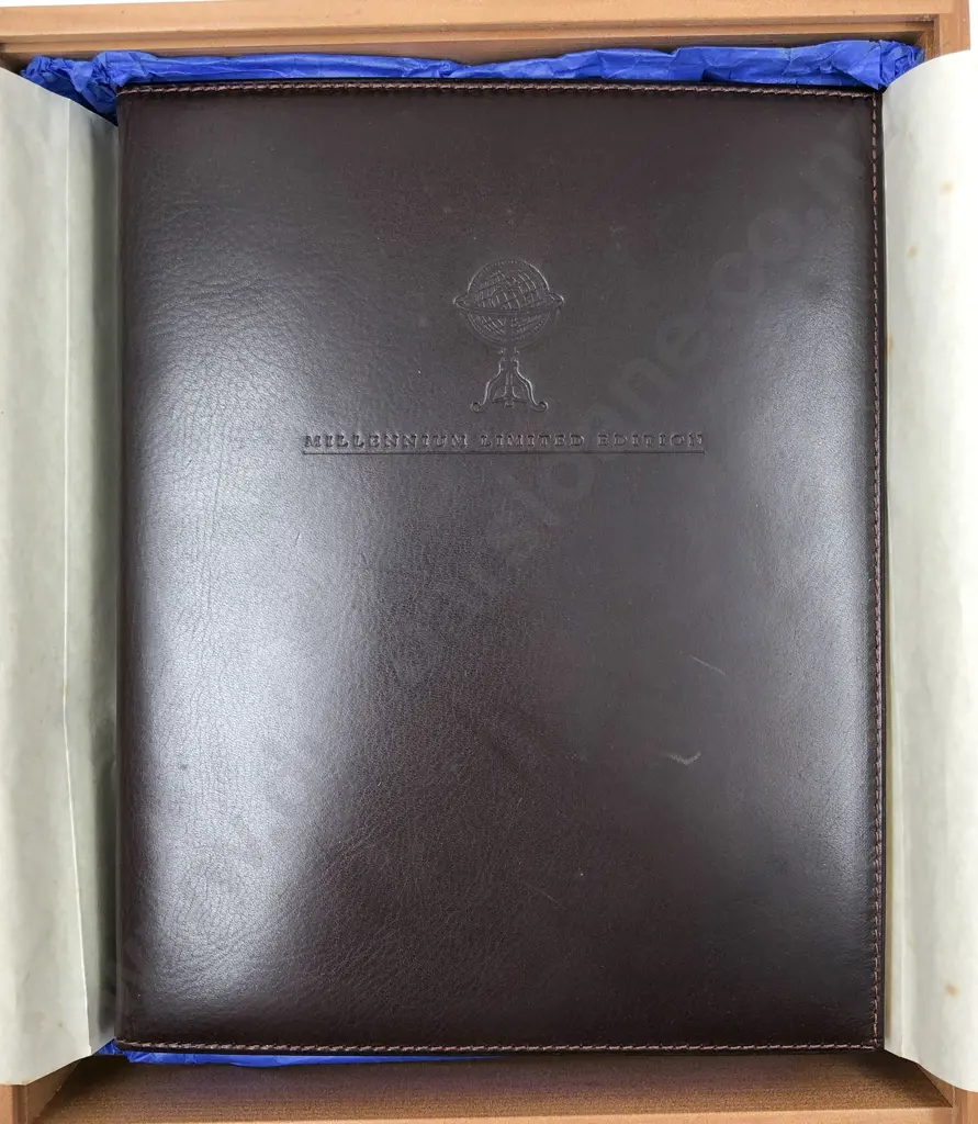 Collin's The Millennium Limited Edition Leather Bound Diary in Presentation Box Image 1++