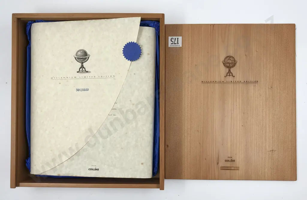 Collin's The Millennium Limited Edition Leather Bound Diary in Presentation Box Image 1++