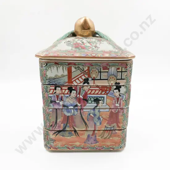 Four Tier Modern Chinese Ceramic Lunch Box