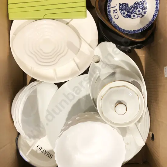Box of Assorted China