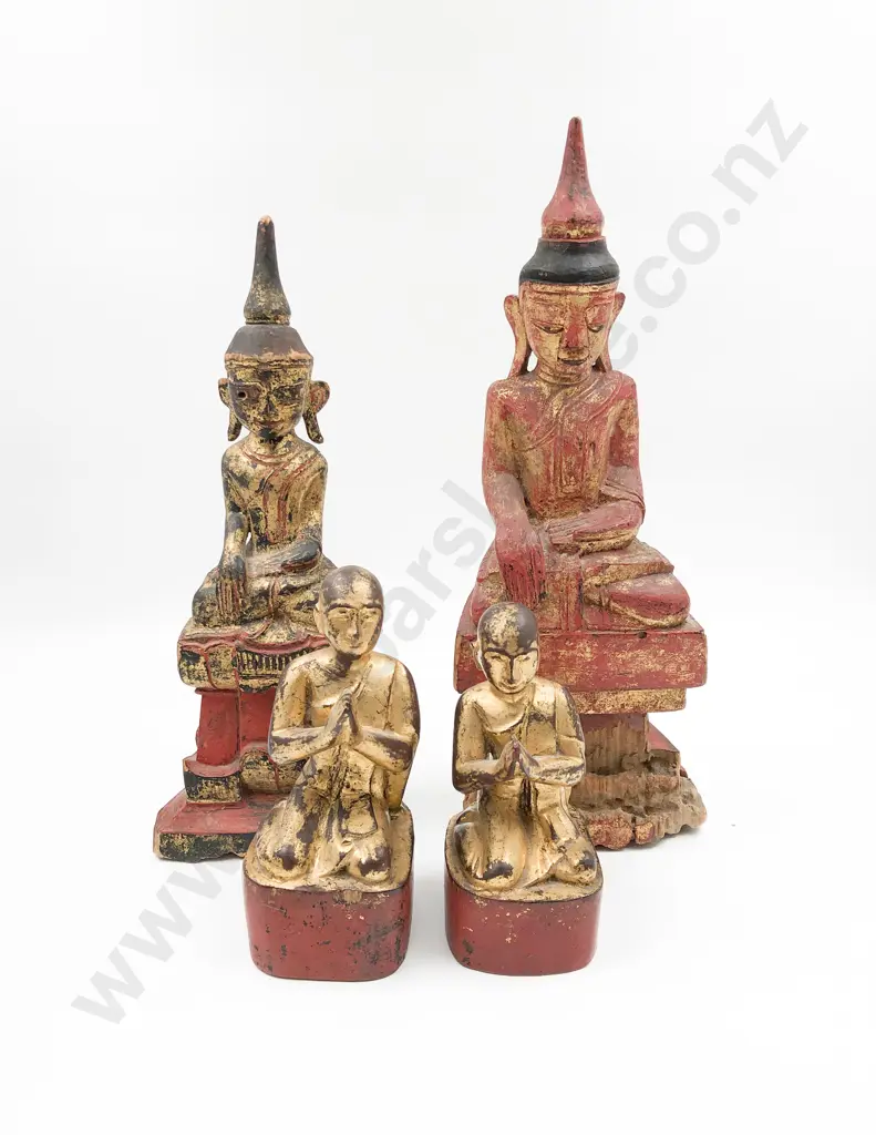 Four Assorted Vintage Religious Figures Image 1++
