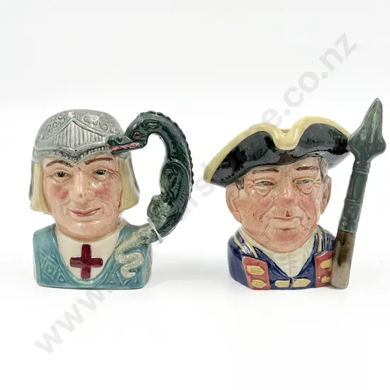 Two Medium RD Character Jugs