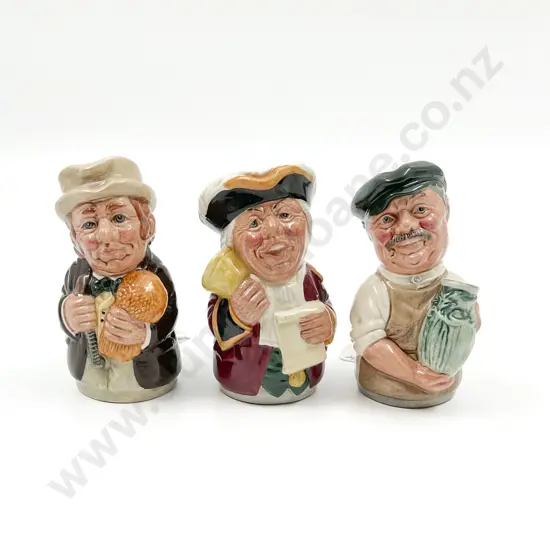 Three Medium RD Character Jugs