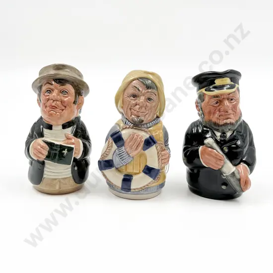 Three Medium RD Character Jugs