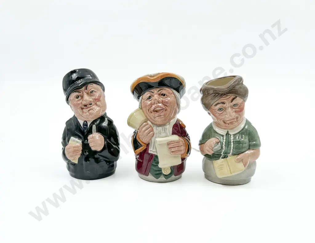 Three Medium RD Character Jugs Image 1++
