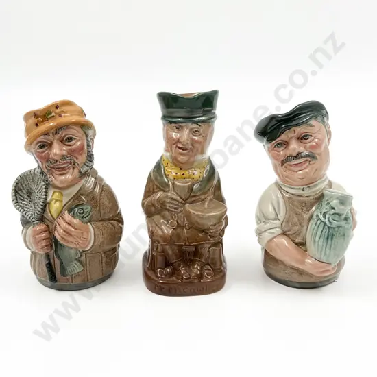 Three Medium RD Character Jugs