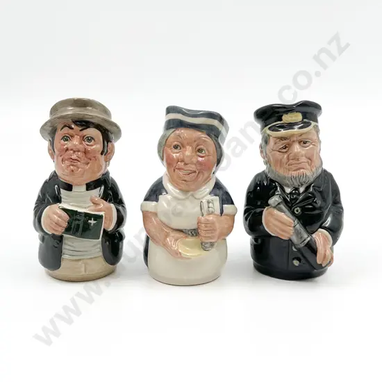 Three Medium RD Character Jugs