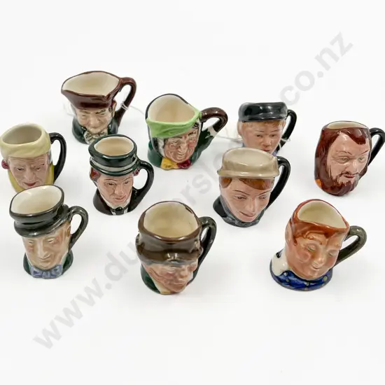Ten Assorted RD Tiny Character Jugs