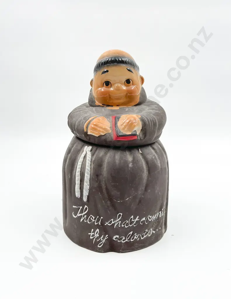Friar Figural Cookie Jar Image 1++