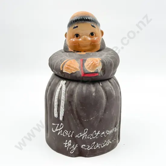 Friar Figural Cookie Jar