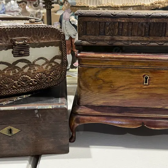 Four Assorted Jewellery Boxes