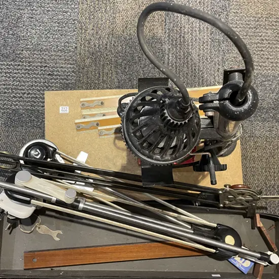 Qty of Assorted Including Vintage Rulers and Photographic Enlarger Etc