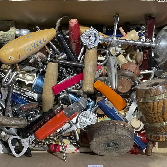 Box of Assorted Novelty Corkscrews Etc