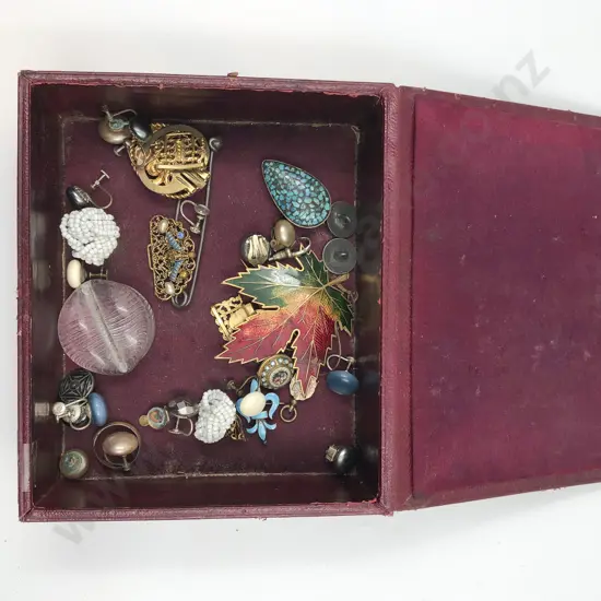 Jewellery Box of Assorted Costume Jewellery