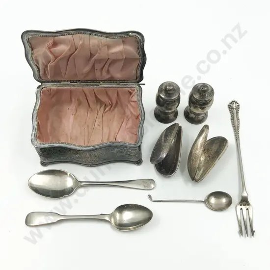 Qty of Mostly S/S Together With S/P Jewellery Box