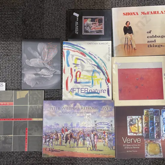 Seven Assorted Art Volumes Together With Gordon Crook Documentary DVD