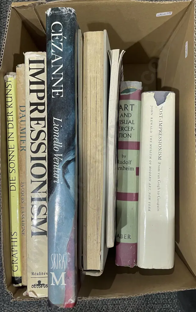 Box of Assorted Art Reference Books Image 1++