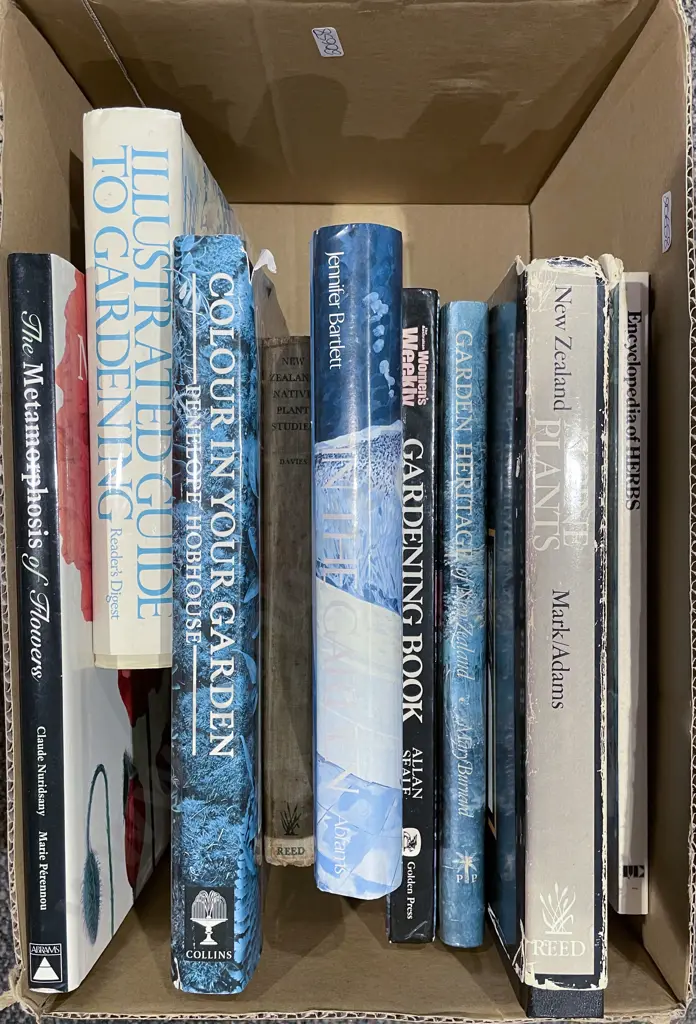 Box of Assorted Gardening Reference Books Image 1++