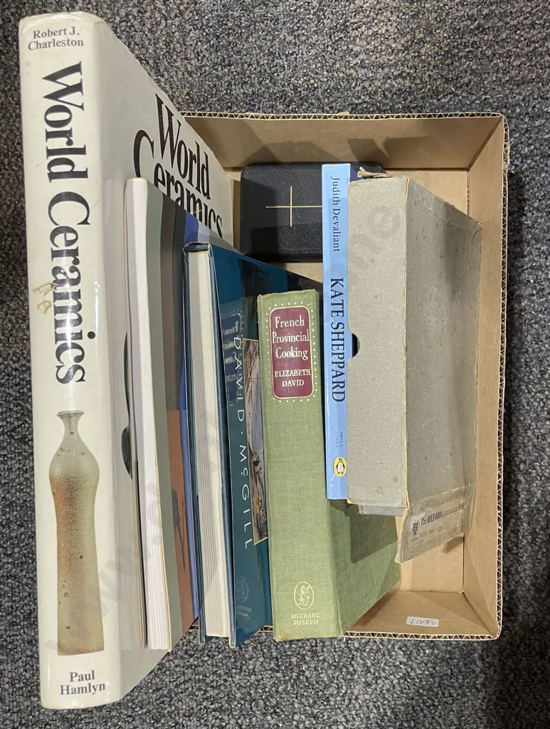Box of Assorted Books Including Art Reference Image 1++