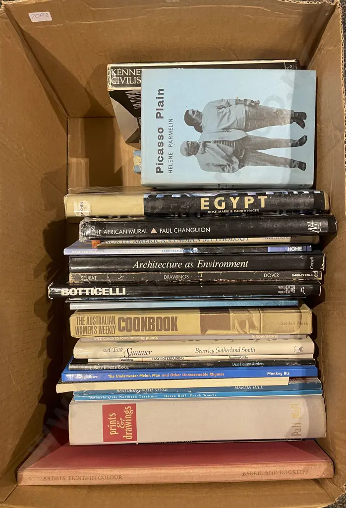 Box of Assorted Books Image 1++